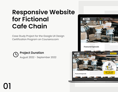 Responsive Website Design for Fictional Cafe Chain