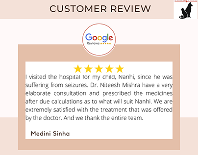 Medini Sinha reviews Max Vets Hospital Rohini delhi
