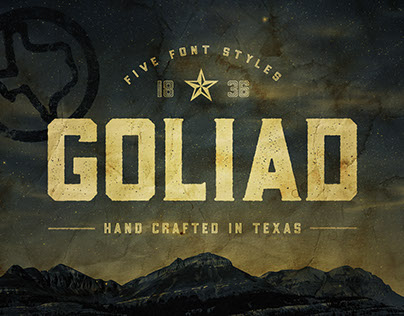 Goliad - Texas Inspired Font