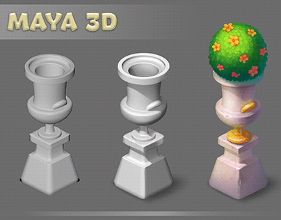 MAYA 3D (Vase)