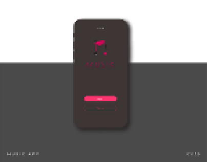 UI Design of a music app