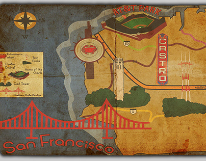 San Francisco, Map Drawing