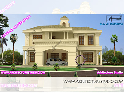 house design in colonial style architecture