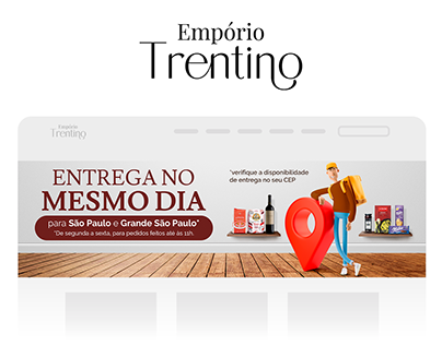 Empório Trentino - Banners de E-commerce
