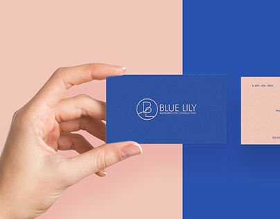 Blue Lily Logo Design