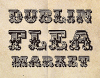 Dublin Flea Market Poster March 2013