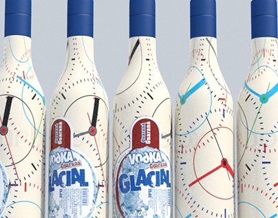 Glacial Vodka Promo Special Bottle