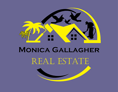 Real Estate Logo For Monica Gallagher Brand
