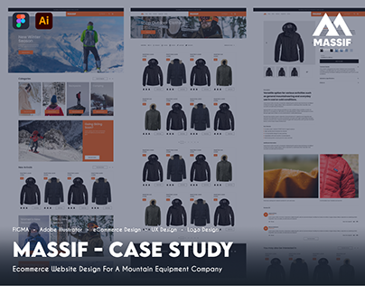Massif Mountain - eCommerce UX case study