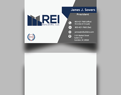 Business card for client