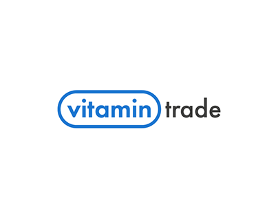 Vitamin trade medicine and supplement logo design