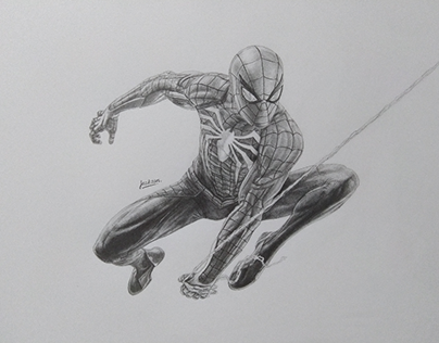 Spider-Man PS4 Insomniac Sketch