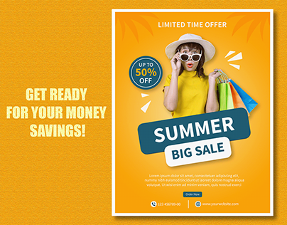 Summer Sale Flyer Design