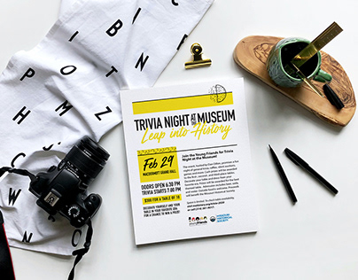 History Museum Trivia Night Branding