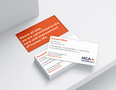 HCA Healthcare Corporate Business Card