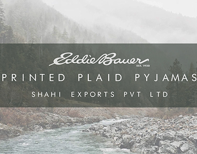 Plaid Pajama project for Eddie Bauer