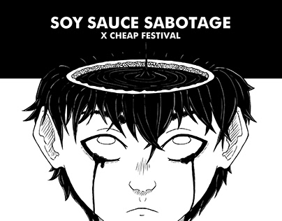 SOY SAUCE SABOTAGE - Poster art - CHEAP