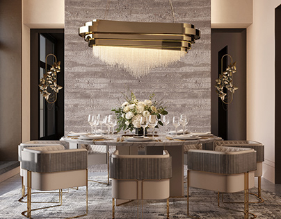 LUXURIOUS DINING ROOM - RENDER PROPOSAL FOR LUXXU