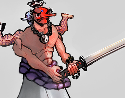 Tengu samurai