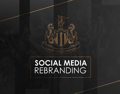 Newcastle United Social Media Rebranding 23/24