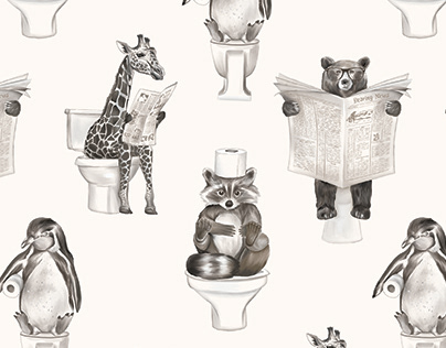 Potty Pals - print & -pattern collection
