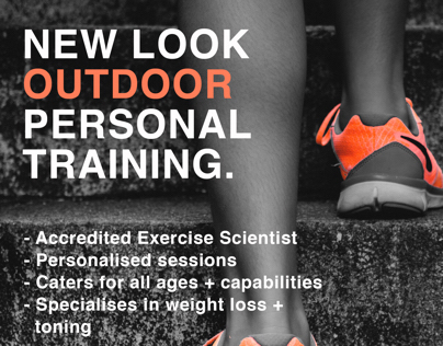 Personal training flyer