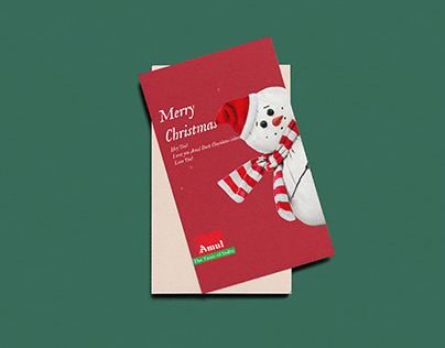 Amul Christmas Cards design