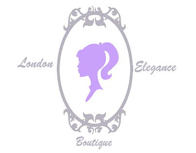 LONDON ELEGANCE NAIL AND BOUTIQUE LOGO & BUSINESS CARD