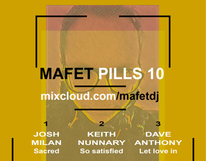 Minimal cover for Mafet radioshow on mixcloud