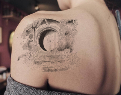 "The Hobbit" tattoo design