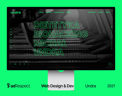 Undra Biohacking E-commerce Web Design & Development