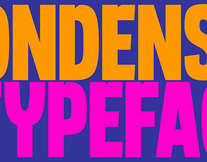 Condensa Typeface
