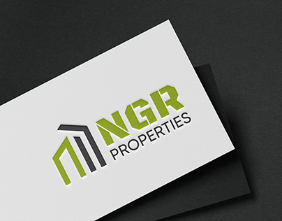 ngr properties logo design