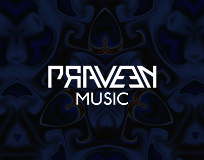 DJ Logo Design for PRAVEEN MUSIC