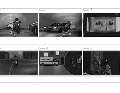 Storyboard for a short film