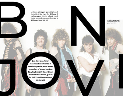 Magazine spread Bon Jovi