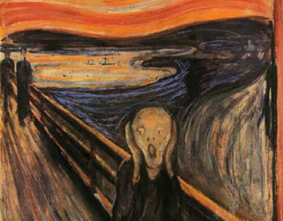 Real vs Reel - The Scream by Edvard Munch