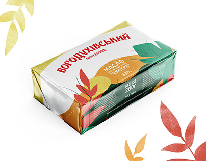 Butter packaging | Redesign of Bohodukhiv Dairy Plant