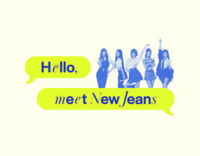 NewJeans 1st EP  New Jeans (poster cover) :: Behance
