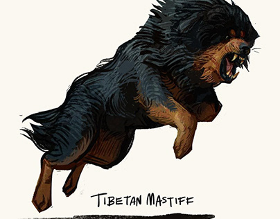 Tibetan Mastiff Artwork