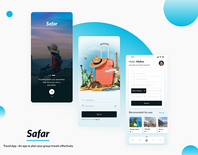 Travel App | UI Design