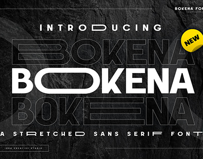 Bokena – A Stretched Sans Serif