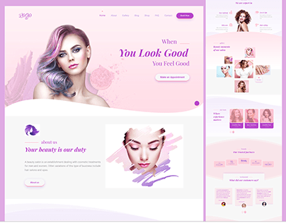 Cosmetic website design