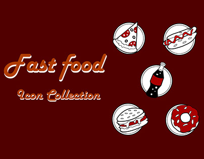Fast food Icon Collection