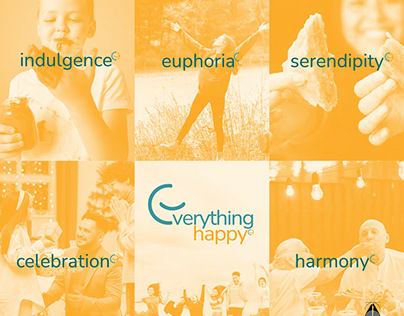 Branding for a Gift & gourmet store: EVERYTHING HAPPY