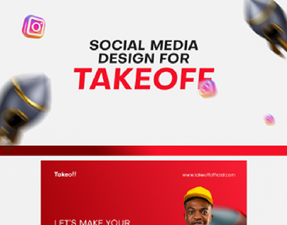 Social media design| TAKEOFF