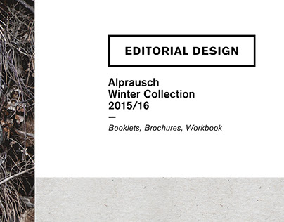 Editorial Design – Alprausch Winter 15/16