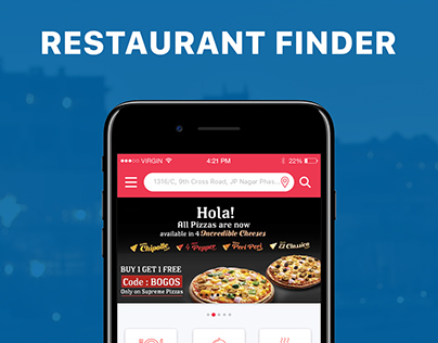 Restaurant Finder App ios