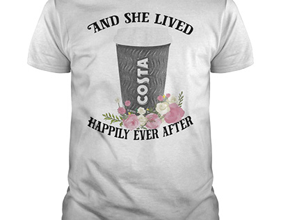 Costa Coffee and she lived happily ever after shirt