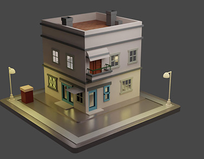 3D model of a house